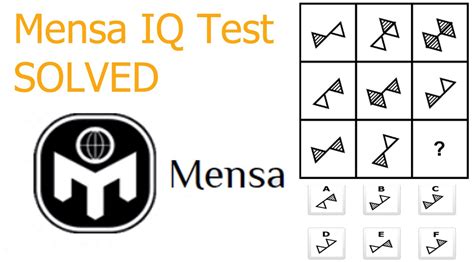 Mensa Iq Test