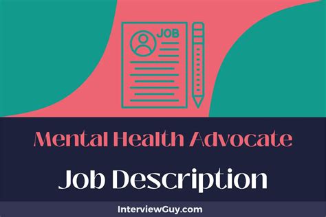 Mental Health Advocacy Jobs