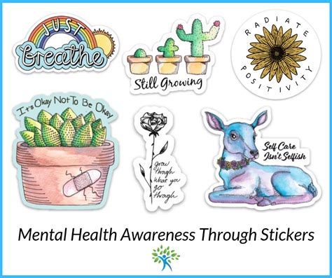 Mental Health Awareness Month Stickers