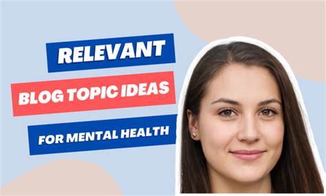 Mental Health Blog Topics