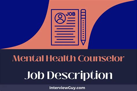 Mental Health Counselor Job Openings