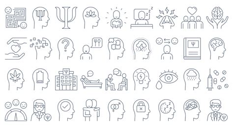 Mental Health Icons Drawkit