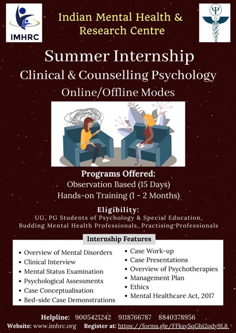 Mental Health Internships For Undergraduates