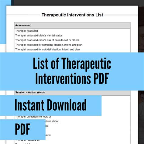 Mental Health Interventions Pdf