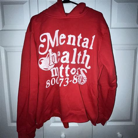 Mental Health Matters Hoodie Cropped