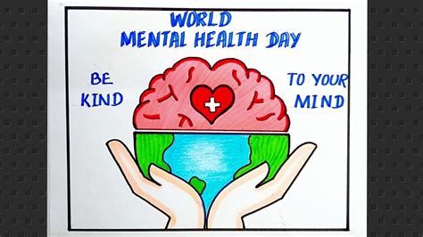 Mental Health Poster Drawing Easy