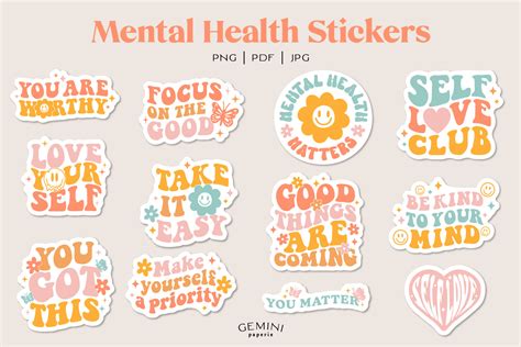 Mental Health Stickers Matter