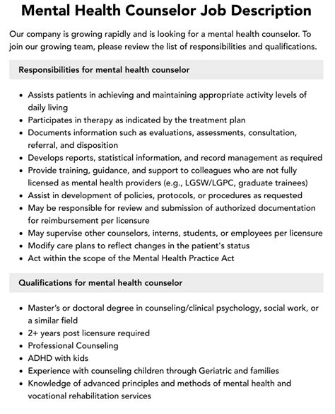 Mental Health Therapist Jobs Available