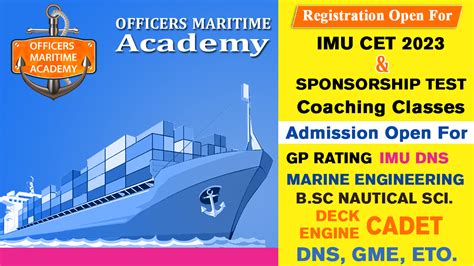 Merchant Navy Recruitment 2023 Is Open For Deck Cadet Gp Rating