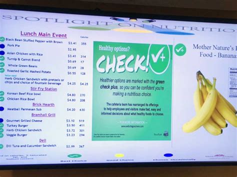 Mercy Health Cafeteria Menu