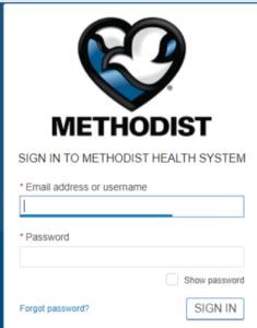 Methodist Patient Portal Sign In