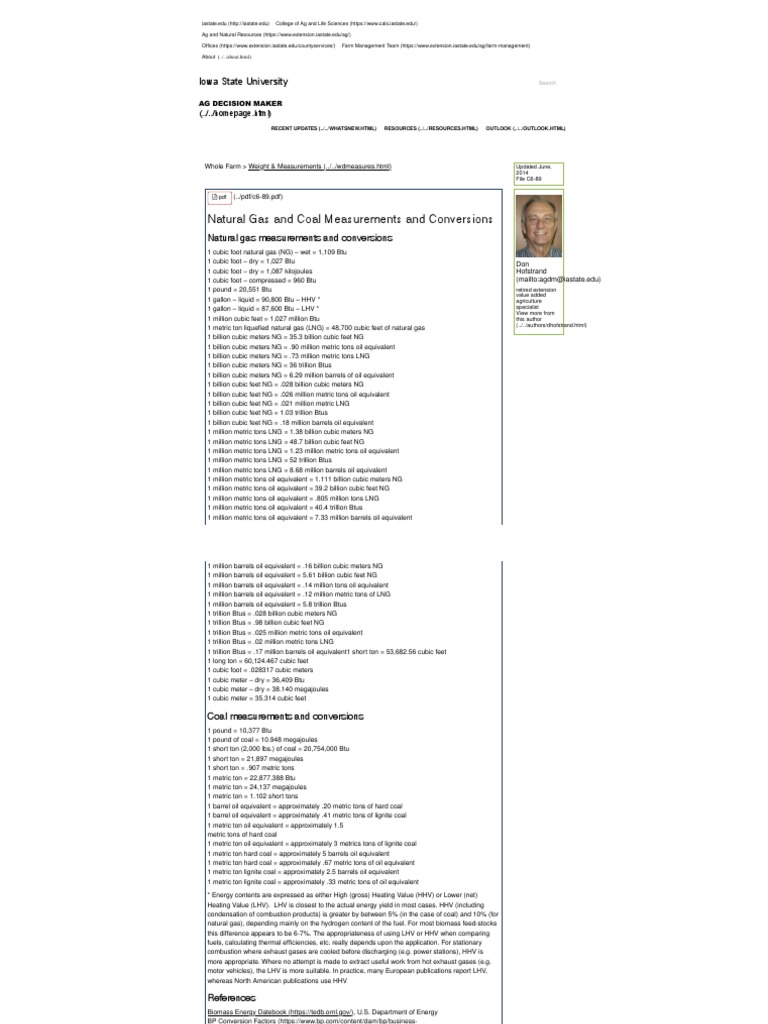 Metric Conversions Ag Decision Maker