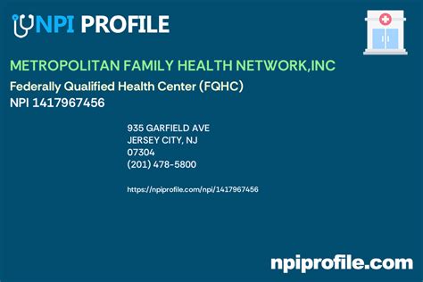 Metropolitan Family Health Network Nj