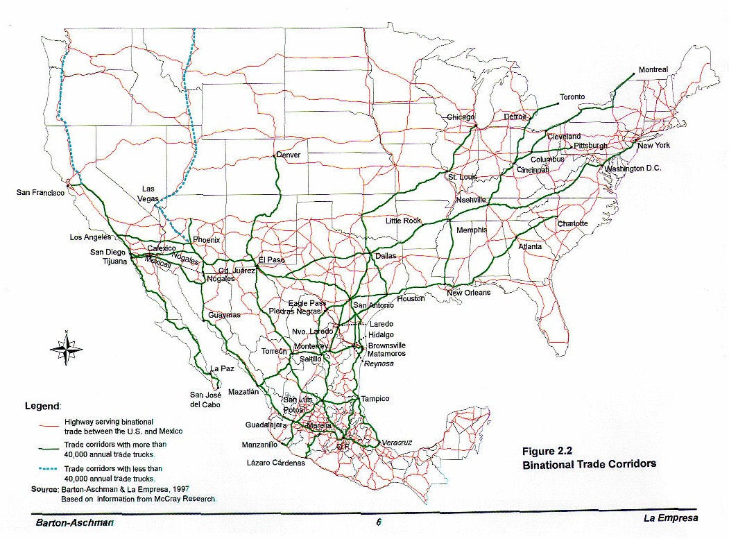 Mexican Military Bases Map