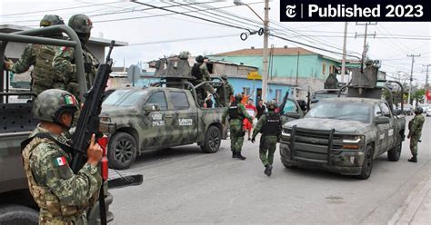 Mexico Charges 4 Soldiers In Killings Of 5 Civilians In Border City