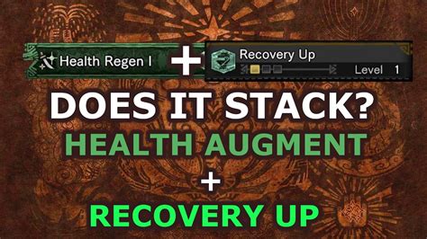 Mhw Ib Double Health Steal Does It Stack Episode 5 Health