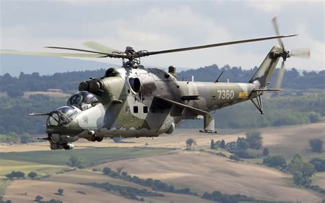 Mi 24 Attack Helicopters