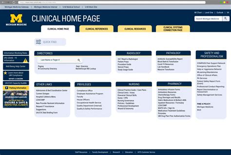 Michigan Medicine Clinical Homepage