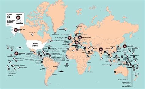 Military Bases Worldwide Map