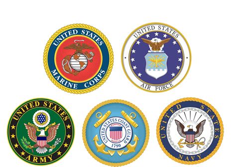 Military Branch Emblems Printable