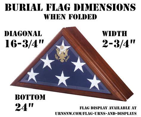 Military Burial Flag Size