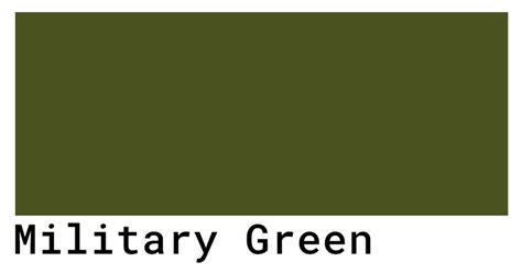 Military Color Codes