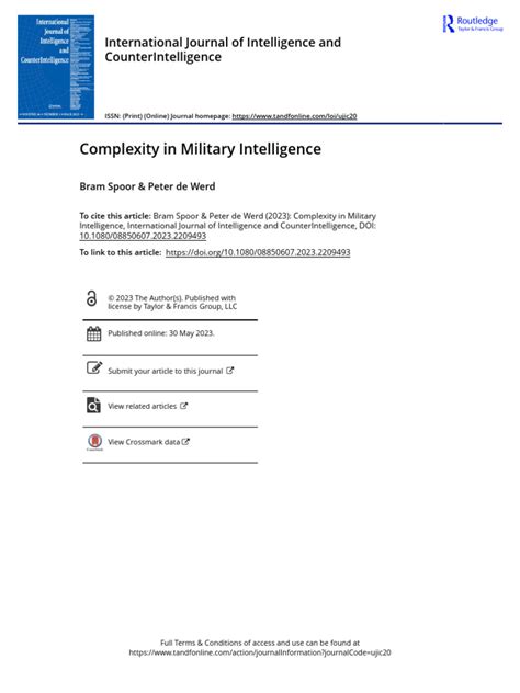 Military Intelligence Pdf