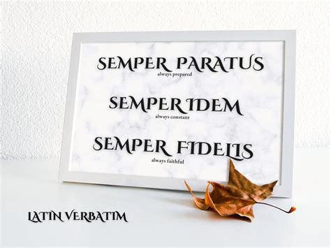 Military Latin Mottos