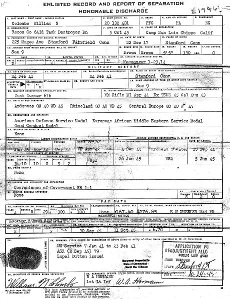 Military Section 8 Discharge