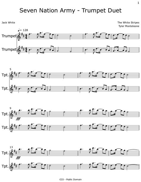 Military Trumpet Sheet Music