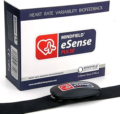 Mindfield Esense Pulse Optimal Hrv Biofeedback Bluetooth Heart Rate Monitor Chest Strap With Free App For Ios And Android Bigamart