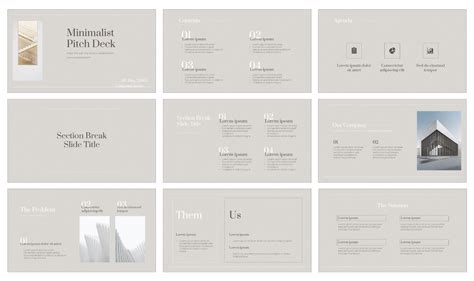 Minimalist Pitch Deck