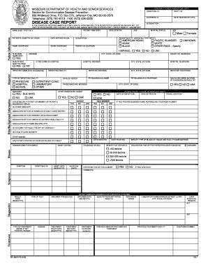 Missouri Communicable Disease Reporting