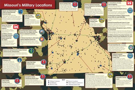 Missouri National Guard Units Map