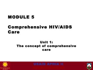 Module 5 Comprehensive Care Gsn Ppt