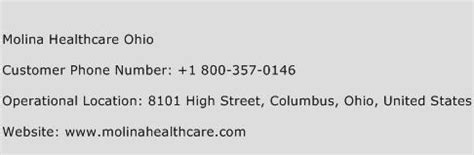 Molina Healthcare Ohio Phone Number