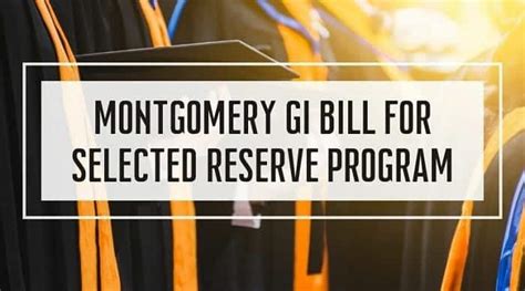 Montgomery Gi Bill Selected Reserve