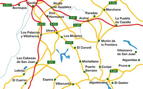 Mor N Spain Map