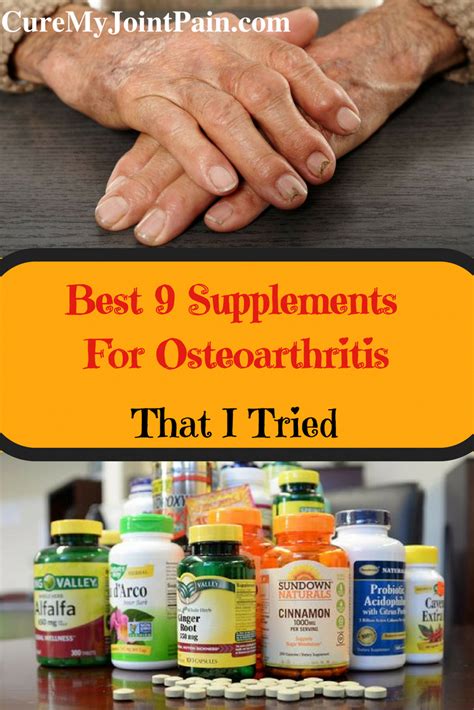 Most Effective Supplement For Osteoarthritis