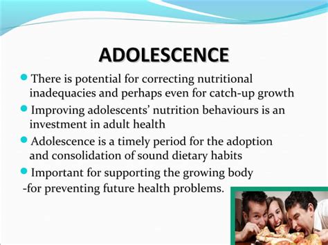 Most Important Nutrients During Adolescence