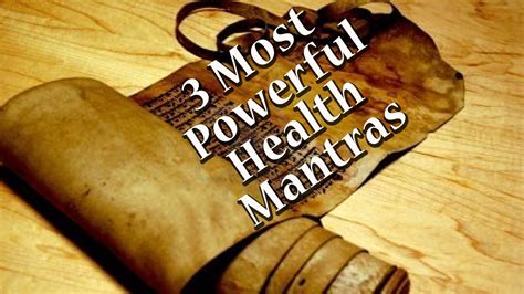 Most Powerful Mantra For Health