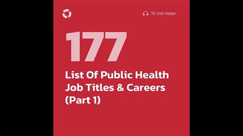 Mph Job Titles