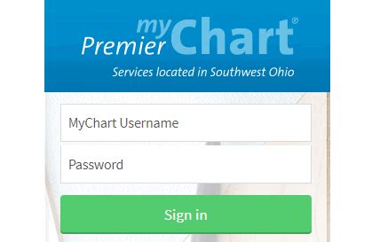 MyChart Premier Health Login