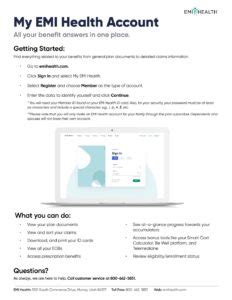 My Emi Health Account