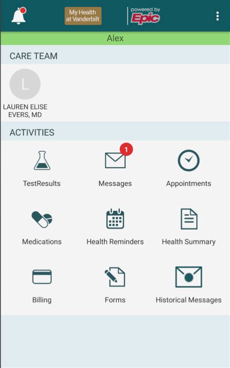My Health At Vanderbilt App