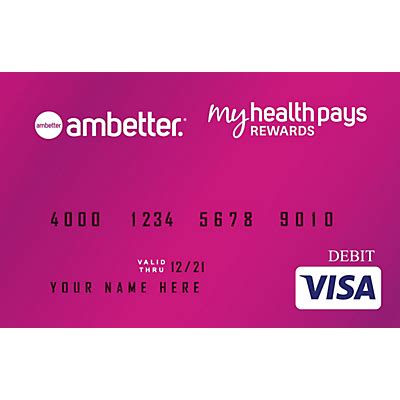 My Health Pays Visa Prepaid