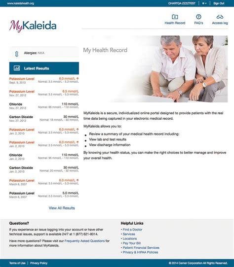 My Kaleida Patient Portal