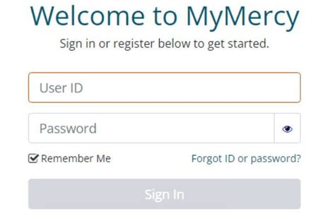 My Mercy Health Login In