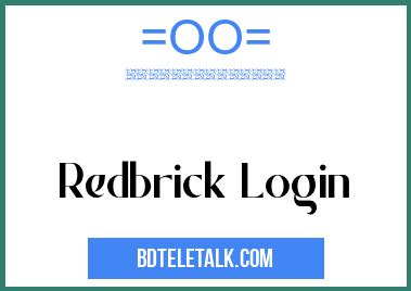 My Redbrick Health Log In