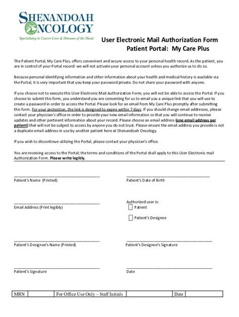 Mycareplus Patient Portal